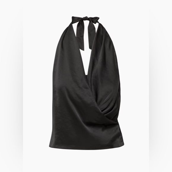 Wilfred Martini Satin Top in Cocoa Bean ☕️🍸 - Picture 2 of 7